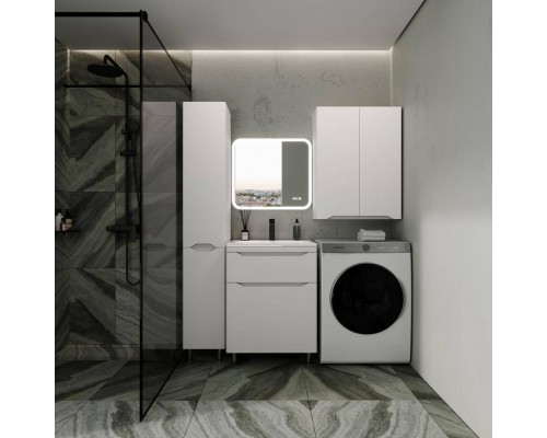 Мебель для ванной комнаты Style Line Марелла 70 напольная, белая матовая