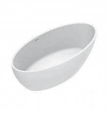 Catalano Solid Ванна отдельностоящая 165x80h52см, с переливом, сифон в комплекте, цвет: белый матовый. 7239010021