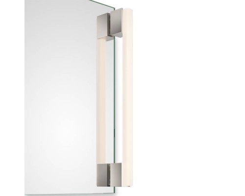 Decor Walther Omega 10 Светильник на зеркало 5x4.5x9(50-100)см, 1x S14S 0-100cm 2 Sockets, цвет: никель сатинированный. 0411403