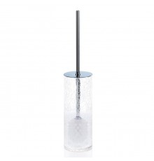 Decor Walther Crack SBG Туалетный ершик, напольный, французское стекло Craquele, цвет: хром. 0933000