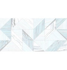 Декор Alma Ceramica North DWU09NRT006 глянцевый 24,9х50 голубой