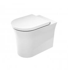 Duravit White Tulip Унитаз напольный 37х58х42 см, безободковый, слив в стену, цвет: белый. 2001090000