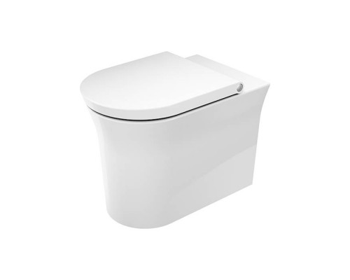 Duravit White Tulip Унитаз напольный 37х58х42 см, безободковый, слив в стену, цвет: белый. 2001090000