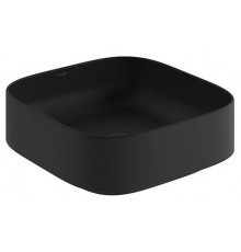 KLUDI-RESA C керамическая раковина-чаша, квадратная, 40x40, черный матовый 58CW3039