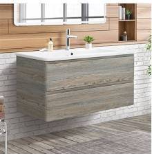 Тумба с раковиной BelBagno Albano-Cer 105 подвесная, pino scania