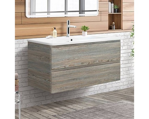 Тумба с раковиной BelBagno Albano-Cer 105 подвесная, pino scania