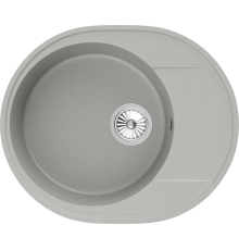 Мойка кухонная Domaci Солерно DN 585-04 платина