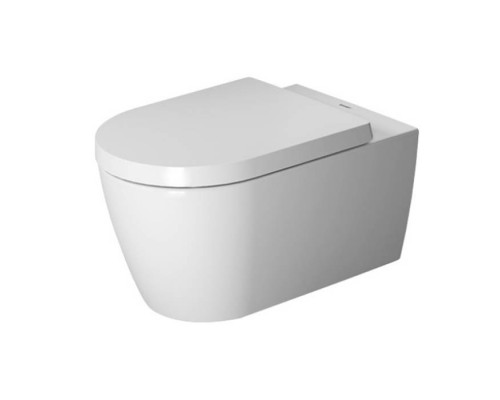 Duravit ME by Starck Унитаз подвесной с вертикальным смывом, вкл. крепление Durafix, 4,5 л. с HygieneGlaze, 37x57см, Цвет: Белый. 2528092000