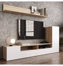 Модульная гостиная DIWO Коломна 213, белая, дуб сонома, MG-1046725