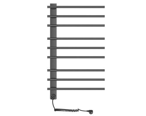 Полотенцесушитель электрический Wonzon   Woghand WW-AL349-GM, темный графит
