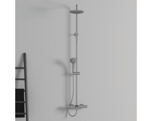 Ideal Standard Ceratherm T25 Душевая система с термостатическим смесителем, верхним душем Oslash;20см., держателем, лейкой для душа и шлангом 160см., цвет: хром. A7590AA