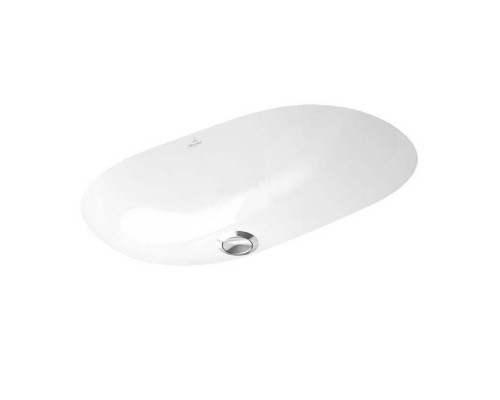 VilleroyBoch O.novo Раковина врезная под столешницу 60x35см, с переливом, цвет: альпийский белый. 41626001 VilleroyBoch O.novo Раковина врезная под столешницу 60x35см, с переливом, цвет: альпийский белый. 41626001