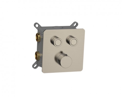 AQM8811BN Встр. термостат на 2 п. с регулировкой напора в комп. с внутр. частью, никель шлиф AQM8811BN