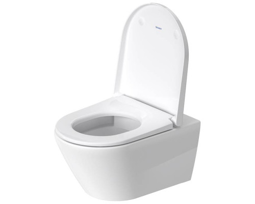 Duravit D-Neo Унитаз подвесной 37х54 см, безободковый, WonderGliss, цвет: белый. 25770900001