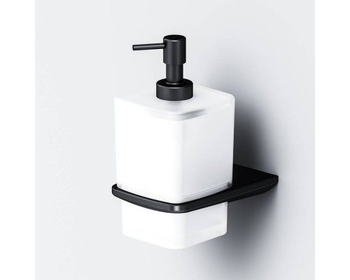 A50A36922 Стеклянный диспенсер для жидкого мыла с настенным держателем