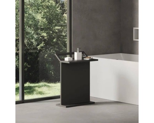 Dea Design Accessories Столик с полотенцедержателем 50x32x70см., напольный, Solid Surface, цвет: graphite. DD3004 500 5