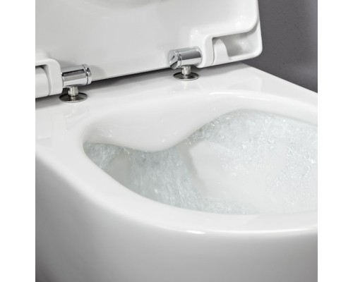 Laufen Pro Унитаз подвесной, безободковый, 53х36х34см., покрытие LLC, цвет: белый. 8.2096.6.400.000.1
