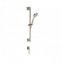Gessi Emporio shower Душевой гарнитур, с ручным душем, шланг 1,5м и вывод воды, цвет: Finox Brushed Nickel. 47316#149