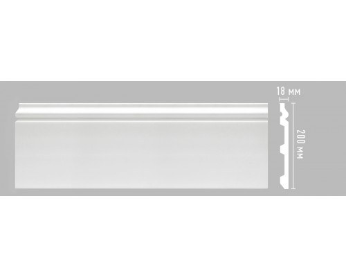 Плинтус напольный DECOMASTER A245 (200*18*2000мм) Плинтус напольный DECOMASTER A245 (200*18*2000мм)