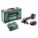 Машина шлифовальная угловая аккумуляторная Metabo W 18 LT BL11-125Quick+ЗУ ASC55