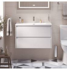 Тумба с раковиной BelBagno Kraft 39 80 bianco opaco, раковина BB-8099-3-80