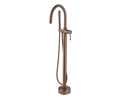 Напольный смеситель для ванны с душем Boheme Uno 469-BRB brushed bronze