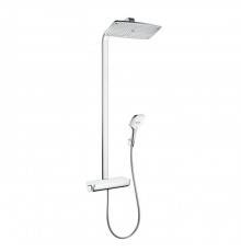 Hansgrohe Raindance Select 360 Showerpipe Душевая система, с верхним душем 36х19см, термостатический смеситель , с ручным душем, цвет: хром/белый. 27112400