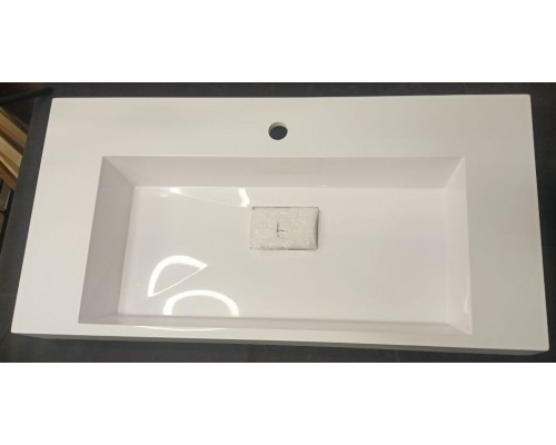 SaleAQTol.09.04.D Toledo Раковина мрамор, 900х450х10 мм, с накладкой сливного отверстия SaleTol.09.04.D_1128