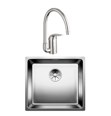 Комплект Мойка Blanco Andano 450-U + Смеситель Grohe Euroeco 32752000