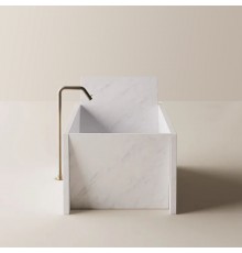 Agape Face a face Ванна 185х73х54/76.5см., отдельностоящая, с сифоном, цвет: Bianco Carrara. AVAS1094MC