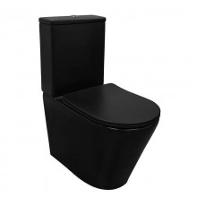 Унитаз-компакт напольный AZARIO Black Queen AZ-8380, матовый черный
