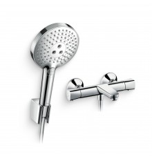 Душевой комплект Термостат Hansgrohe Ecostat universal 13123000 для ванны с душем + Гарнитур Raindance Select S 26721000