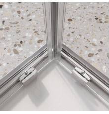 Душевой уголок BelBagno Luce AH-22-130/100-C-Cr, профиль хром, стекло прозрачное