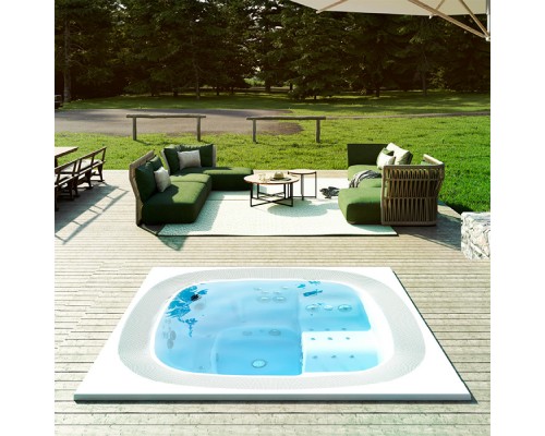 Jacuzzi Enjoy Pro Минибассейн 250x250x98 см, на 6 человек, 38 форсунок, 15 аэро, цвет акрила Platinum. 423630012, 94428710, 903001872, 944503065 Jacuzzi Enjoy Pro Минибассейн 250x250x98 см, на 6 человек, 38 форсунок, 15 аэро, цвет акрила Platinum. 423630012, 94428710, 903001872, 944503065