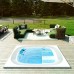 Jacuzzi Enjoy Pro Минибассейн 250x250x98 см, на 6 человек, 38 форсунок, 15 аэро, цвет акрила Platinum. 423630012, 94428710, 903001872, 944503065