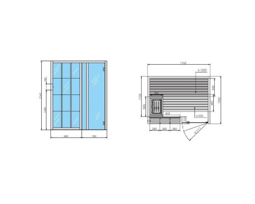 Effegibi Yoku S Shelf Био-Сауна 174x132х214см, угловая SX, цвет: термообработанная древесина. BI 70 10 0024 Effegibi Yoku S Shelf Био-Сауна 174x132х214см, угловая SX, цвет: термообработанная древесина. BI 70 10 0024