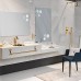 THG Dahlia Смеситель для раковины, 3 отв., цвет: золото. A41-F01-151