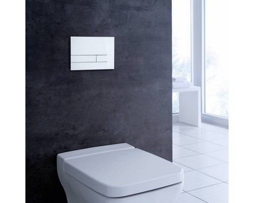 TECEspring Панель смыва для унитаза, акриловая, плоская, цвет: белый. S240850 TECEspring Панель смыва для унитаза, акриловая, плоская, цвет: белый. S240850