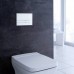 TECEspring Панель смыва для унитаза, акриловая, плоская, цвет: белый. S240850