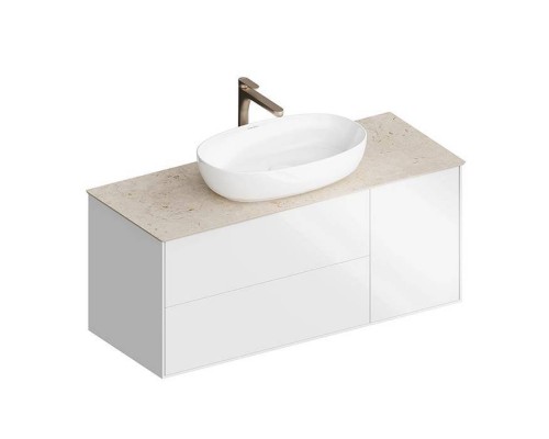 Kerama Marazzi PLAZA Modern Тумба подвесная 120x48см, 3 ящика, цвет: белый . PLB.M.120.3\WHT Kerama Marazzi PLAZA Modern Тумба подвесная 120x48см, 3 ящика, цвет: белый . PLB.M.120.3\WHT