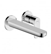 Hansgrohe Rebris S Смеситель для раковины, однорычажный, настенный, скрытого монтажа, с изливом 20 см, цвет: хром. 13622180,  72528000