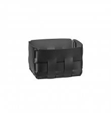 ADJ Корзинка Mini Bottega, 12x19xH13 см., цвет: черный/серый. 1012.01/03