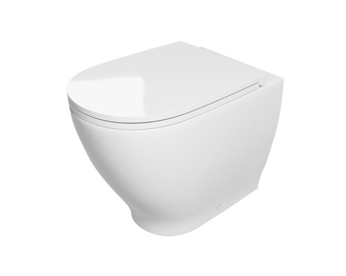 Kerasan Aquatech Унитаз напольный 55х36см, с крепежом, цвет: белый. 371901