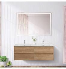 Мебель для ванной комнаты BelBagno Kraft 120 4 ящика. для двоих, rovere nebrasca nature
