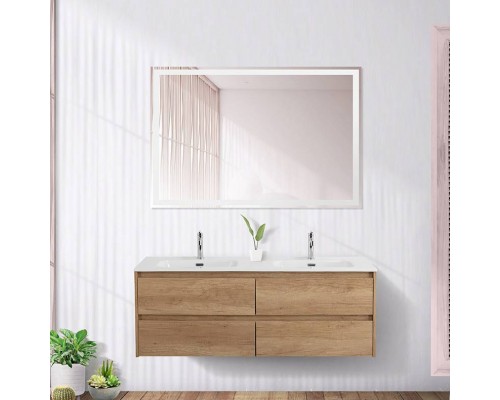 Мебель для ванной комнаты BelBagno Kraft 120 4 ящика. для двоих, rovere nebrasca nature