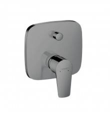Hansgrohe Talis E Встраиваемый смеситель для ванны, внешняя часть, цвет: шлифованный черный хром. 71745340