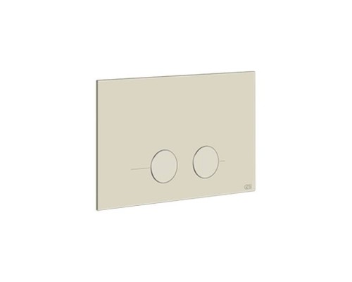 Gessi Technical Accessories  Клавиша смыва для унитаза, двойная, для систем инсталляций Geberit Sigma8 и Sigma12, цвет: Brushed Brass PVD. 54611#727