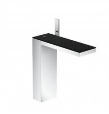 Axor MyEdition Смеситель для раковины 230, на 1 отв., излив 245мм, с донным клапаном, цвет: хром/черное стекло. 47020600