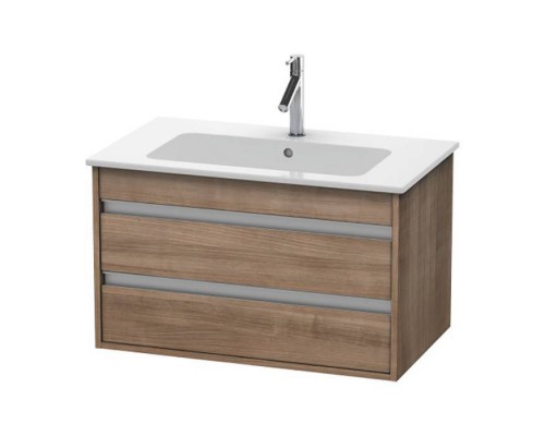 Duravit Ketho Тумба подвесная, 80x47.5х48см., с раковиной, с 2 выдв.ящиками, цвет: тичинская вишня. 2336830000,  KT642907373
