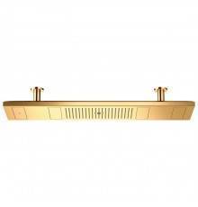 Axor ShowerHeaven Верхний душ 120x30см, 4jet, потолочный монтаж, c подсветкой 2700K, цвет: полированное золото. 10628990